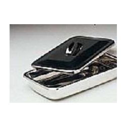 Bandeja de Aço Inox C/Tampa 30x20x04cm