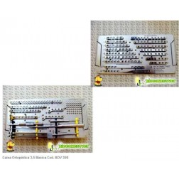 Caixa Ortopédica Basica  Placas e parafusos tamanho 3,5mm