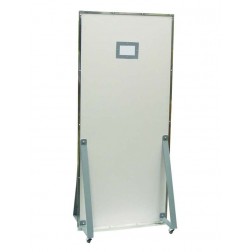 Biombo Reto c/Prot. 1mm Chumbo e Visor Pb 1,90x0,80cm