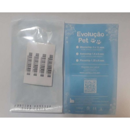 Microchip 12x2 agulhado IMP C/ QR Code