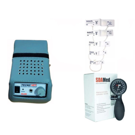 Kit Doppler Veterinário DV1900 com Esfigmomanômetro | Evolução Pet